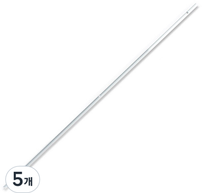 플랫 액자레일 1m, 화이트, 5개