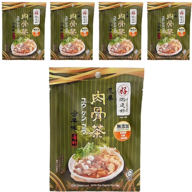 游建好 肉骨茶古早味湯滷包, 110g, 5包