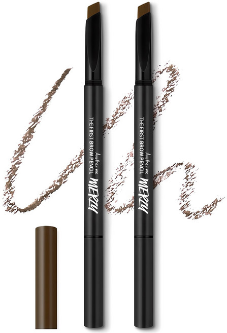 머지 더 퍼스트 브로우 펜슬 0.3g, B2피칸브라운, 2개