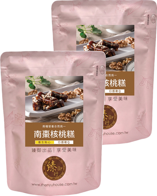 臻御行 南棗核桃糕 獨立包裝, 200g, 2個
