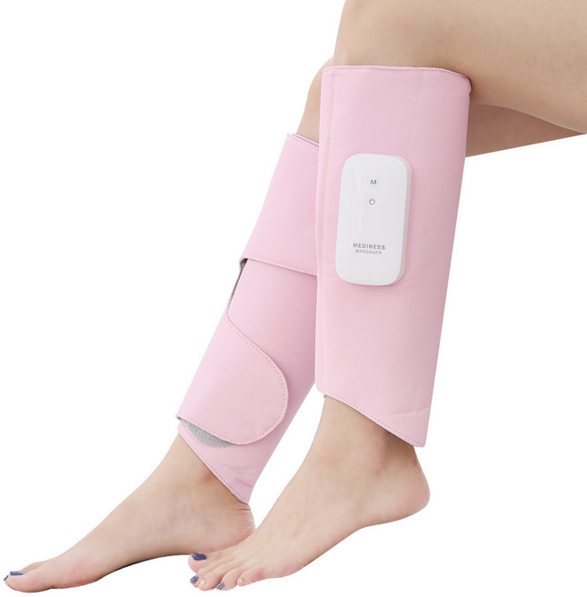 메디니스 무선 공기압 슬랜더 종아리 마사지기 MD-100, MD-1006, 핑크