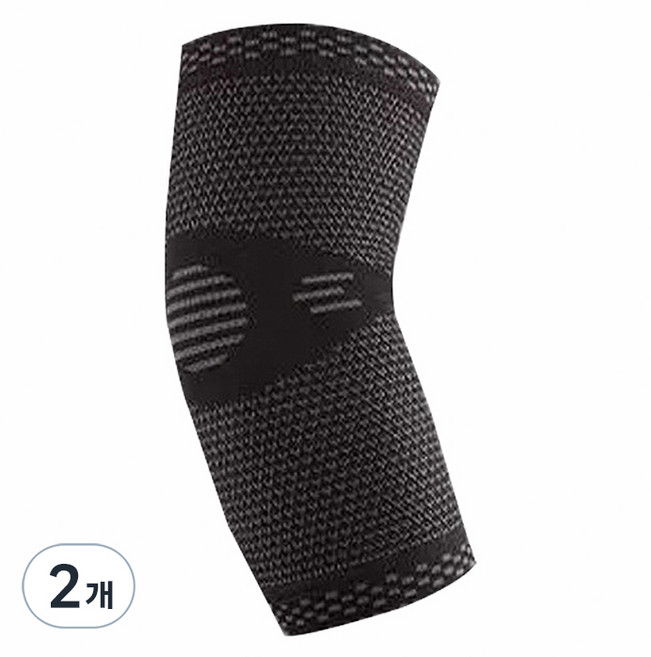 알로데 압력 보호 슬립 팔꿈치 보호대, TYPE01 블랙, 2개