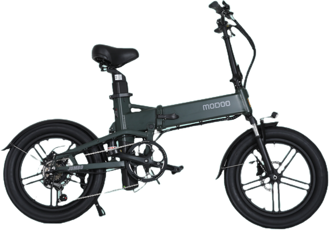 모두스포츠 부릉이 점보 스로틀 전기자전거 고객직접설치, 밀리터리그린, 알루미늄