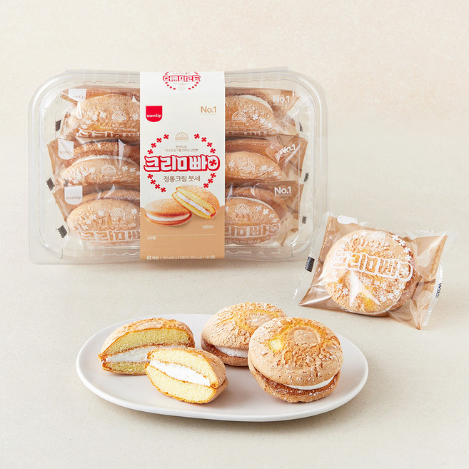 삼립 정통 크림 붓세, 42g, 6개입, 1개