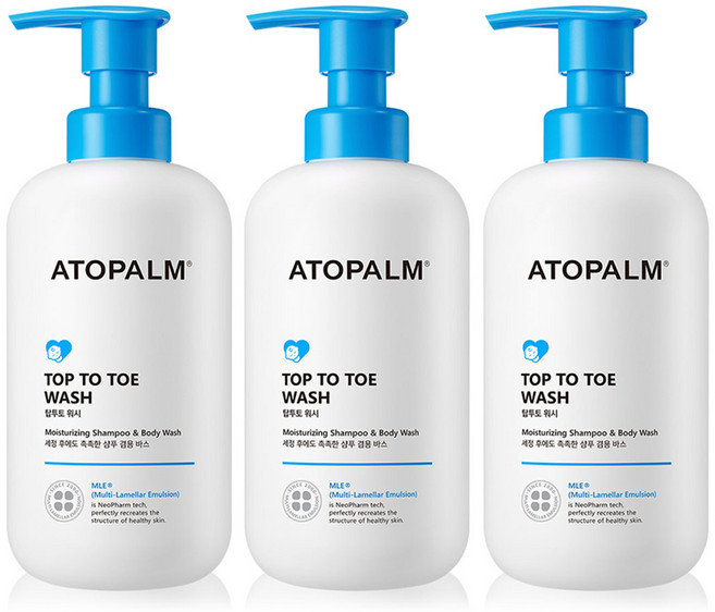 아토팜 탑투토 워시 올인원클렌저, 460ml, 3개