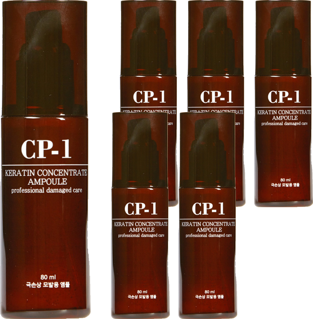 씨피원 케라틴 극손상 모발용 헤어앰플, 80ml, 6개