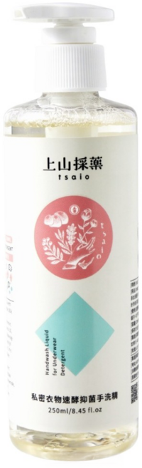 tsaio 上山採藥 私密衣物速酵抑菌手洗精, 250ml, 1個
