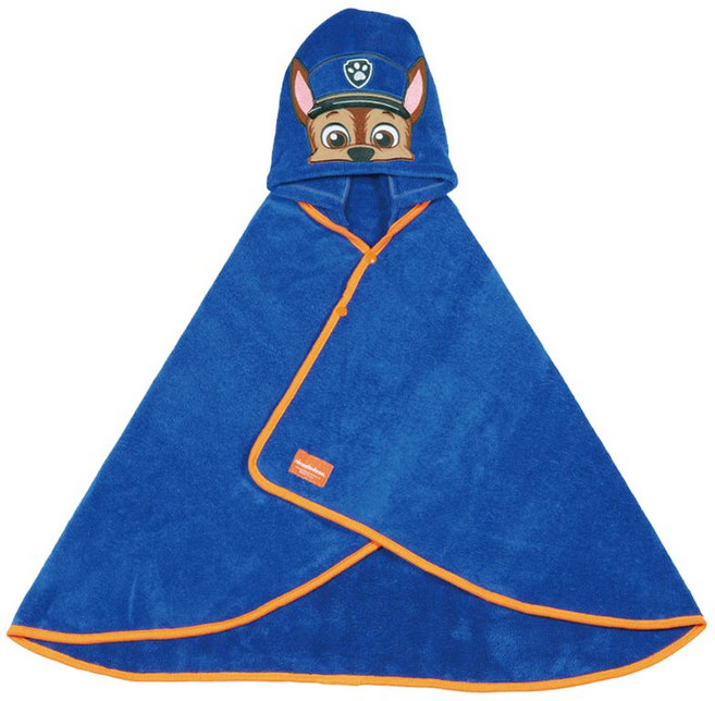 Skater 速乾吸水浴巾附帽 汪汪隊, 汪汪隊 藍色, 1條