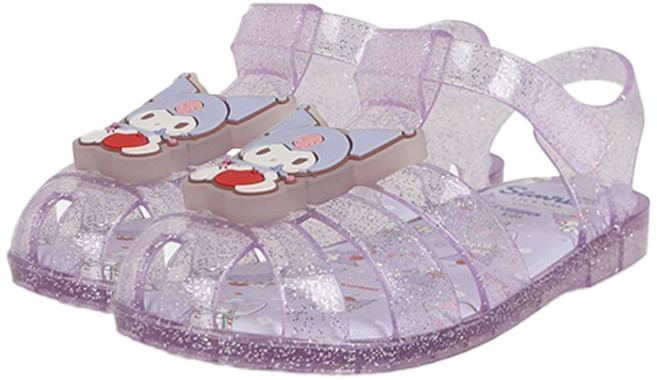 슈펜키즈 산리오 여아용 라이팅 피셔맨 젤리샌들 HPKV1E241S