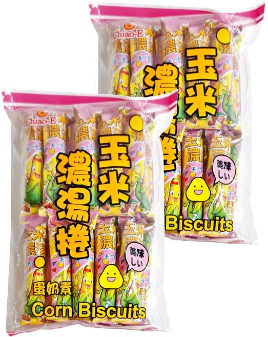 Chiao-E 巧益 玉米濃湯捲, 200g, 2袋