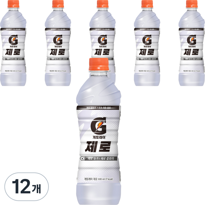 게토레이 제로, 600ml, 12개