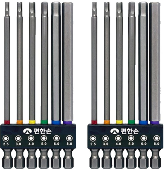 편한손 육각비트 6종 세트 HBS6-110, 2세트