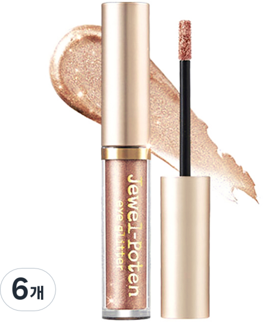 맥퀸뉴욕 쥬얼포텐 아이글리터, 1키튼 다이아, 6개