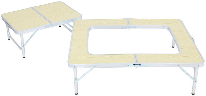 조아캠프 투인원 바베큐테이블, 우드