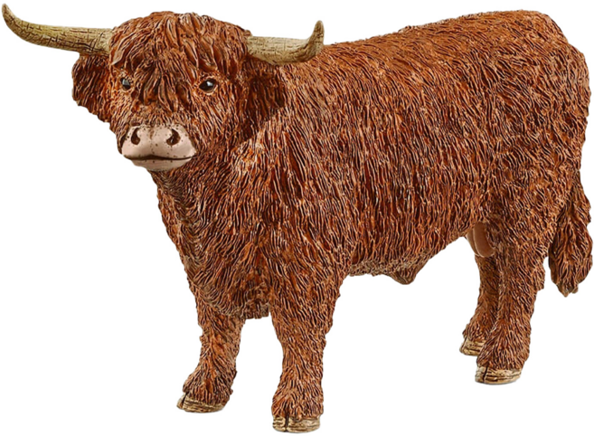 schleich 史萊奇 高地公牛 SH13919 3歲以上, 1個