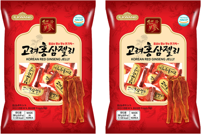 일광제과 고려홍삼젤리, 280g, 2개