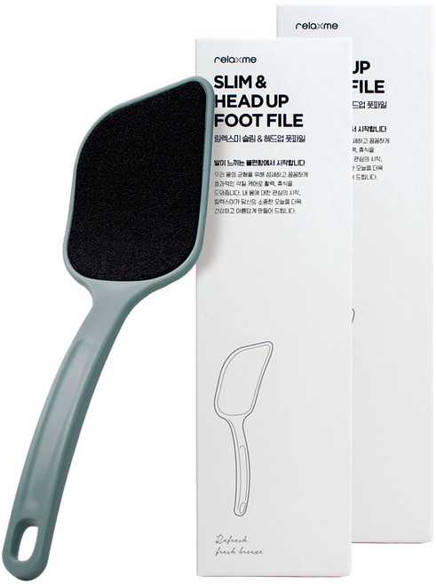릴렉스미 슬림 헤드업 풋파일, 1개입, 2개, 38.5g