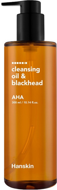 한스킨 클렌징오일 앤 블랙헤드 AHA, 300ml, 1개