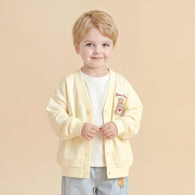 케어베어 텐더하트베어 가디건