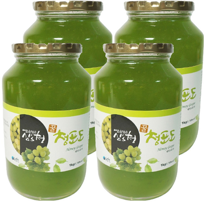 심's청 꿀 청포도차, 1kg, 1개입, 4개