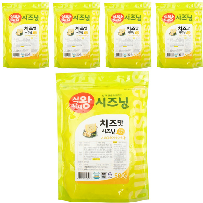 식자재왕 시즈닝분말 치즈맛, 500g, 5개