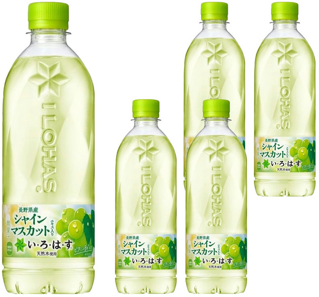 I LOHAS 白葡萄風味水, 540ml, 5個