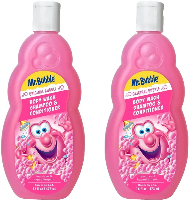 미스터버블 오리지널 3in1 올인원클렌저 딸기향, 473ml, 2개 - 쿠팡