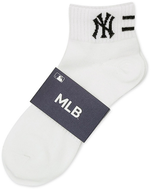 MLB 남성용 목로고 단목 5족 MLB3001WH