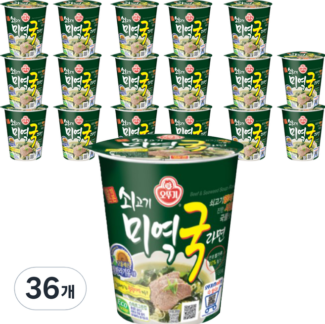 OTOKI 不倒翁 牛肉海帶湯拉麵 60g, 36入
