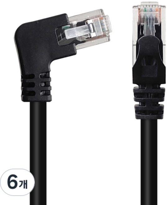 NEXT LINK UTP CAT.6 網路線 網際網路線 左彎, NL-UL29, 6個