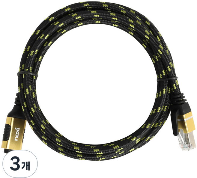 넥시 USB 3.1 타입C M to RJ45 M 기가비트 이더넷 케이블 5m NX1393, 3개, NX-UC-RJ45-050M