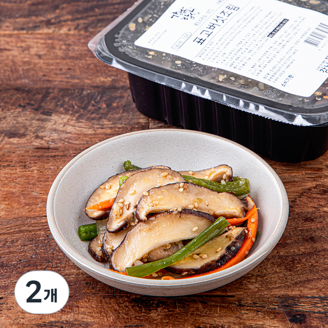 강남밥상 표고버섯조림, 200g, 2개