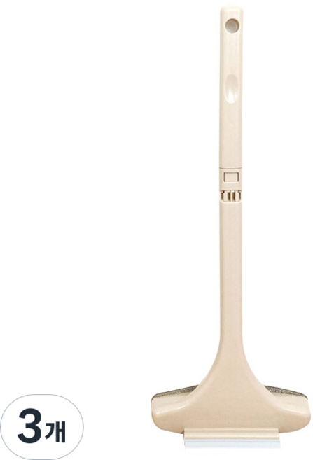 2in1 방충망 먼지제거 청소솔, 아이보리, 3개