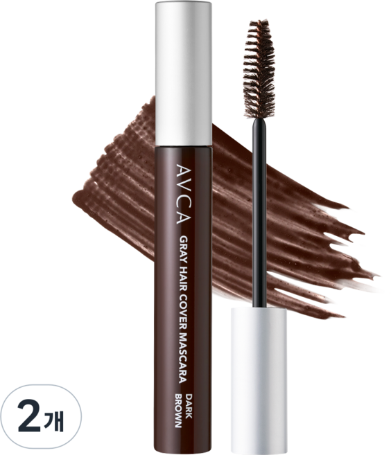 AVCA Rapid 遮蓋白髮染髮筆 7g, 深棕色, 2個