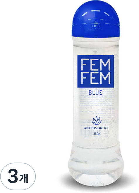 펨펨 블루 알로에 마사지 젤, 360g, 3개