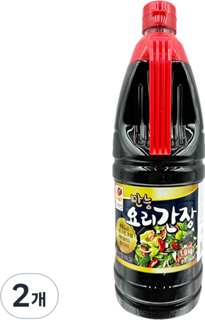 뚜레반 만능요리간장, 1.9kg, 2개