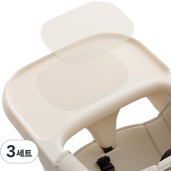 탁가온 국내 제조 흡착식판 전용 시트지 2p 세트, 투명, 3세트