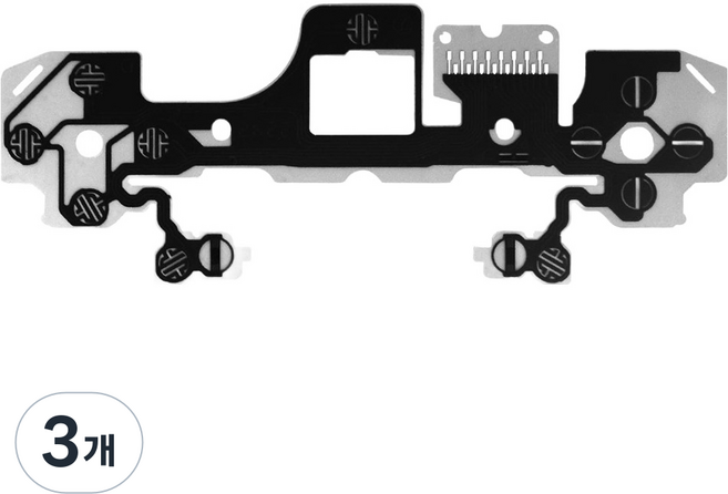 스페이스쉴드 PS5 듀얼센스 호환 컨트롤러 게임패드 수리 부품 교체용 서킷보드 필름, 혼합색상, 3개, BDM-030