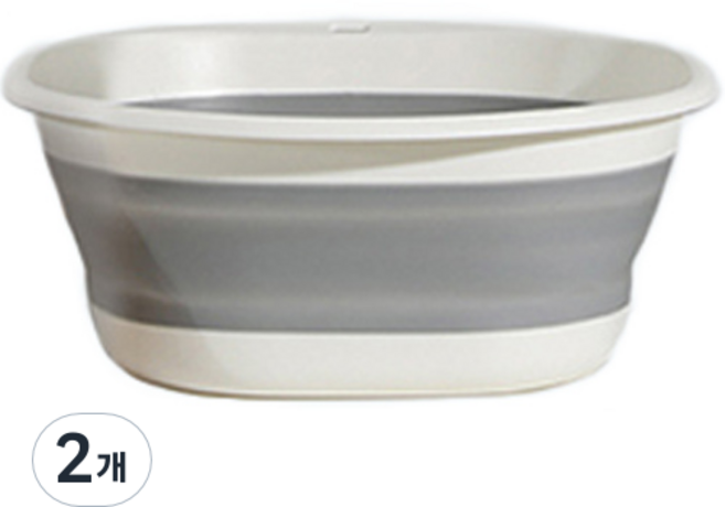 다윗트 휴대용 얼음세수 바구니 S, 혼합색상, 2개