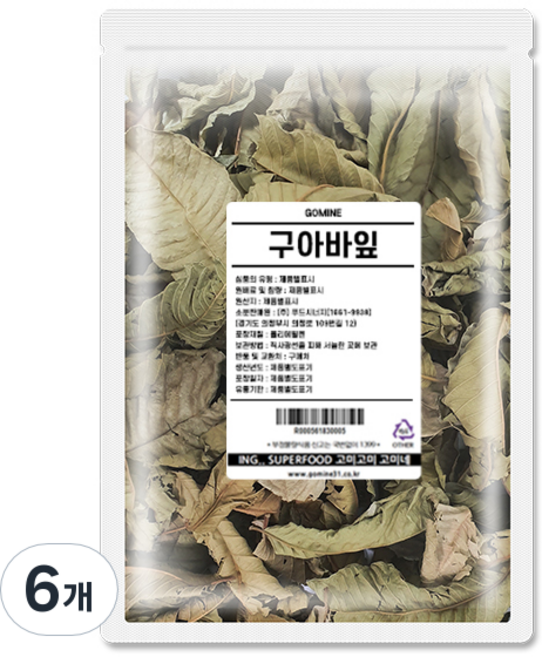 SUPERFOOD 韓國產芭樂葉茶, 60g, 1入, 6個