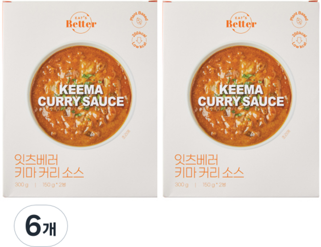 잇츠베러 키마커리 카레소스, 150g, 6개