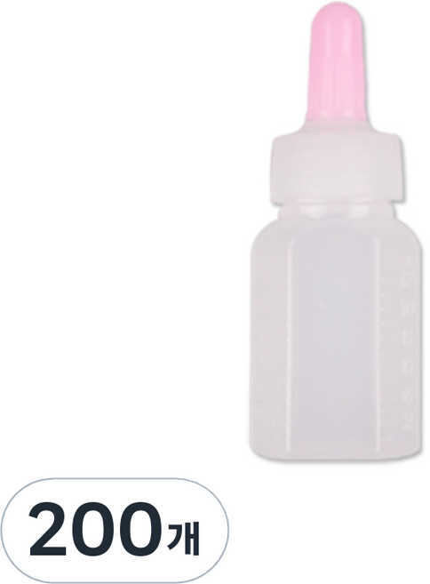 PE 불투명 말랑이 긴마개 투약병 12cc, 200개