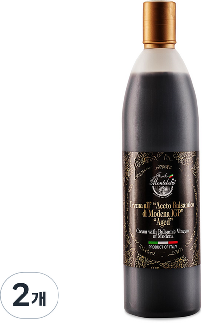 폰도몬테벨로 모데나 발사믹비니거 글레이즈, 500ml, 2개