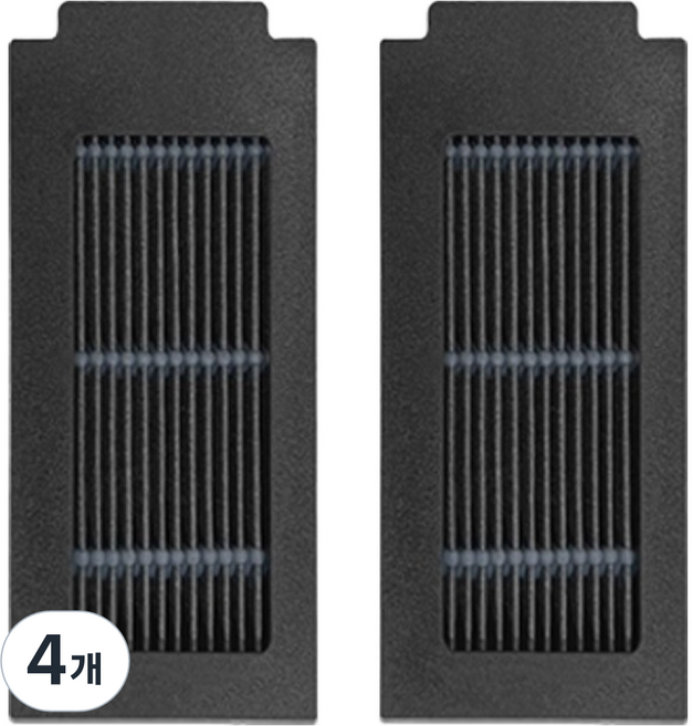WonderfulPlace 相容 Ecovacs T50 替換濾網, 4個, 單一商品
