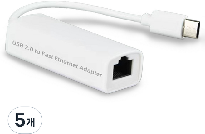 구스페리 이더넷 유선 랜카드 USB C타입, 5개
