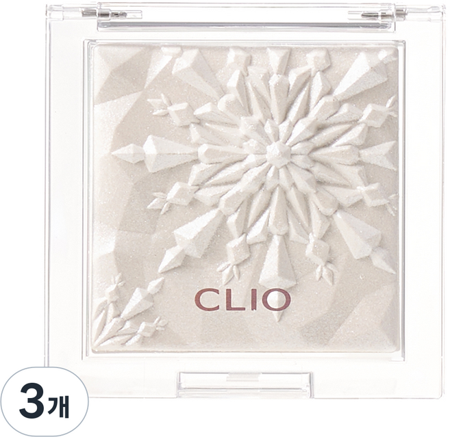 CLIO 珂莉奧 稜鏡打亮餅 25AD, 03 冰凍水晶, 3個