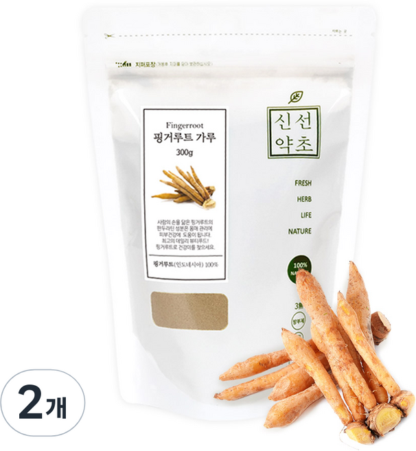 신선약초 핑거루트가루, 2개, 300g