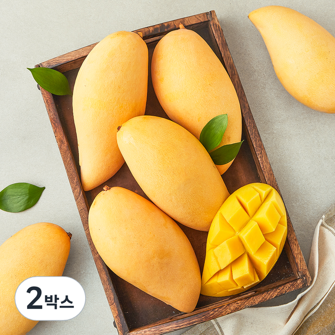이웃마을 태국산 남독마이 망고, 2.4kg(6~7입), 2박스