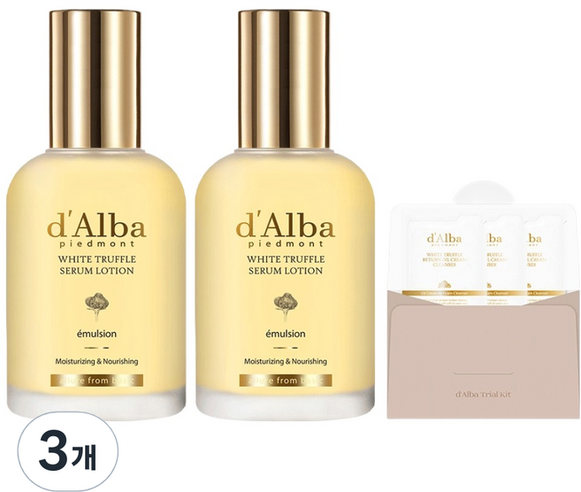 달바 화이트 트러플 모이스처라이징 세럼 로션, 100ml, 6개