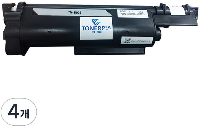 토너피아 브라더 호환 토너세이브 TN-B026, 검정, 4개